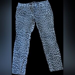 Vanilla Star Leopard Print Straight Leg